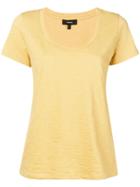 Theory Scoopneck T-shirt - Yellow
