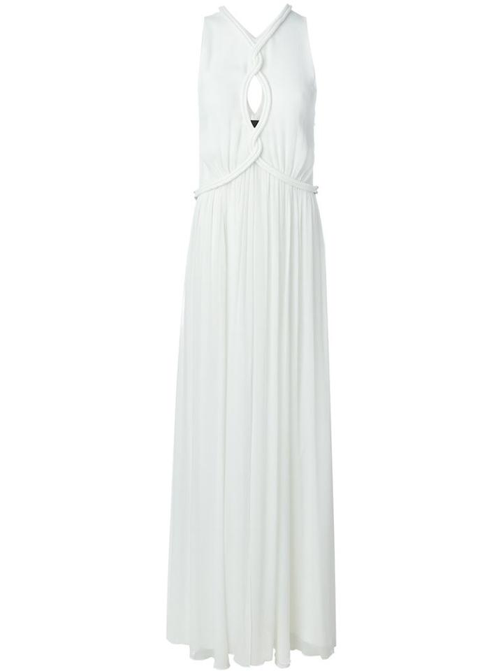 Jay Ahr Rope Detail Evening Dress, Women's, Size: 40, Silk/nylon
