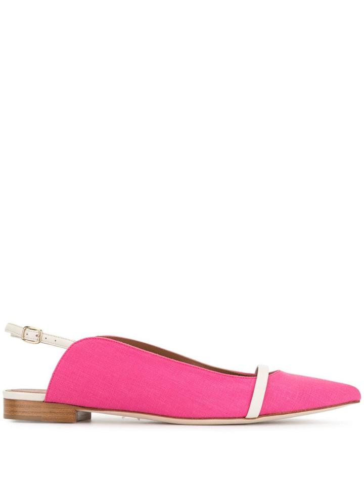 Malone Souliers Marion Luwolt Flat Pumps - Pink