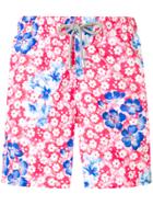 Mc2 Saint Barth Hawaii Floral Swim Shorts - Red