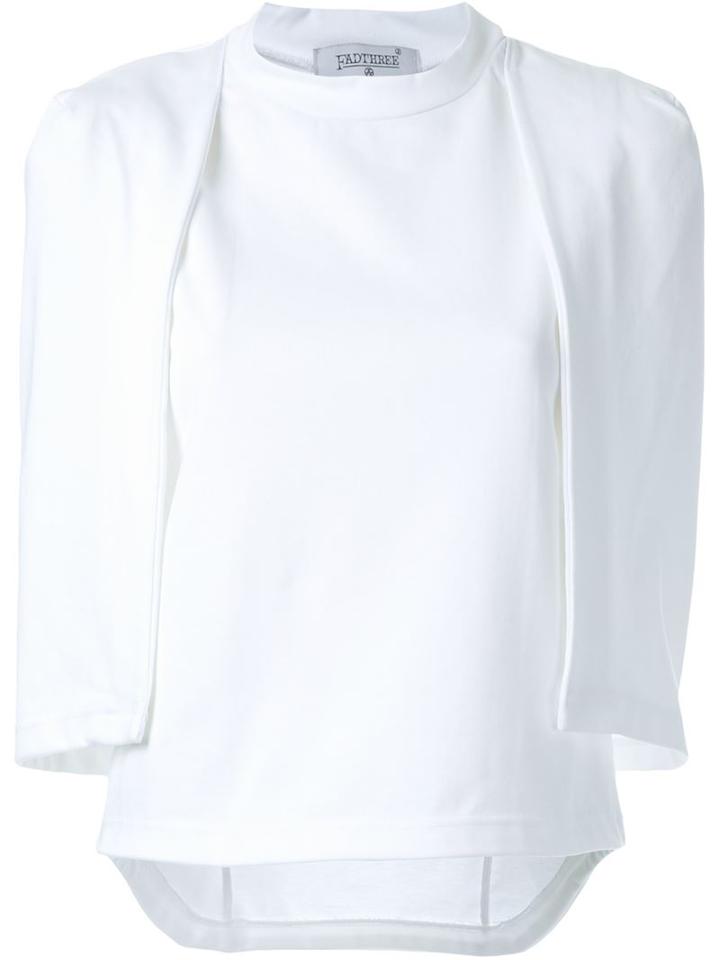 Fad Three Cropped Sweatshirt