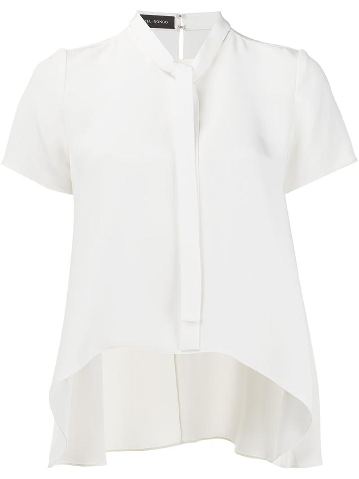 Misha Nonoo 'constance Flowy' T-shirt, Women's, Size: Large, White, Polyester