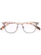 Oliver Peoples - 'pressman' Glasses - Unisex - Acetate/titanium/metal - 48, Grey, Acetate/titanium/metal