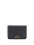 Balenciaga Bb Medium Wallet - Black