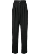 Iro High-waisted Trousers - Black