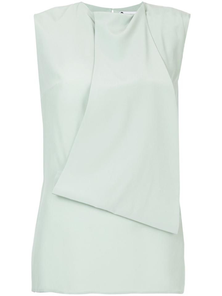 Lanvin Handkerchief Neck Blouse - Green