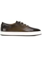 Santoni Polished Finish Sneakers - Green