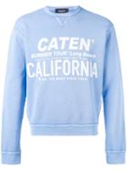 Dsquared2 - Caten California Sweatshirt - Men - Cotton - M, Blue, Cotton