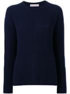 Marni Cashmere Open Cuff Jumper - Blue