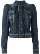 Dsquared2 'katana' Jacket, Women's, Size: 42, Blue, Cotton/spandex/elastane/polyurethane