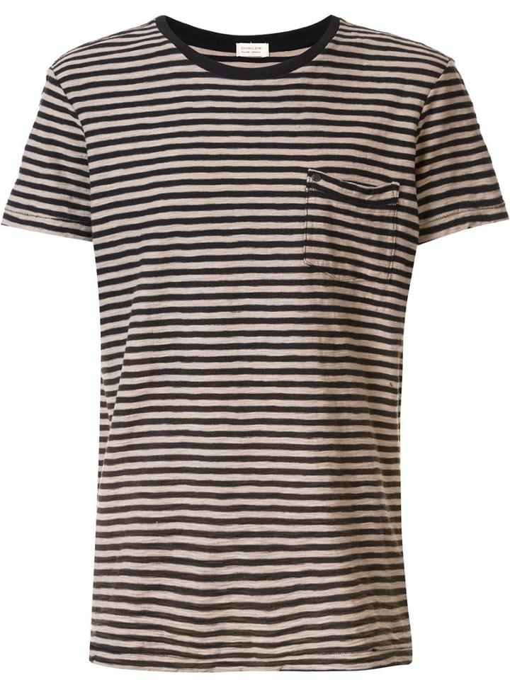 Osklen Striped Short Sleeve T-shirt, Men's, Size: Gg, Black, Cotton