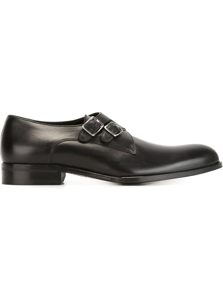 Mr. Hare Andreas Monk Shoes, Men's, Size: 9, Black, Calf Leather/leather