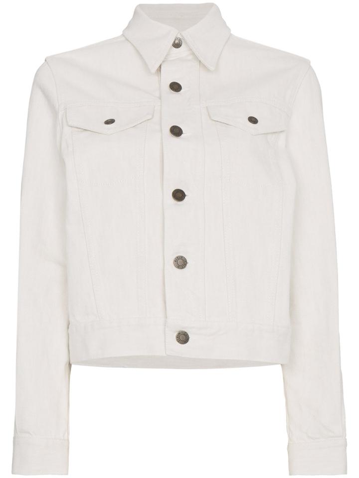 Calvin Klein 205w39nyc Cotton Denim Jacket - White