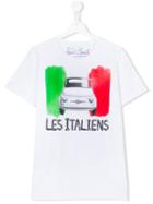 Mc2 Saint Barth Kids - Les Italiens Print T-shirt - Kids - Cotton - 14 Yrs, White