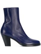 A.f.vandevorst Side Zip Ankle Boots - Blue