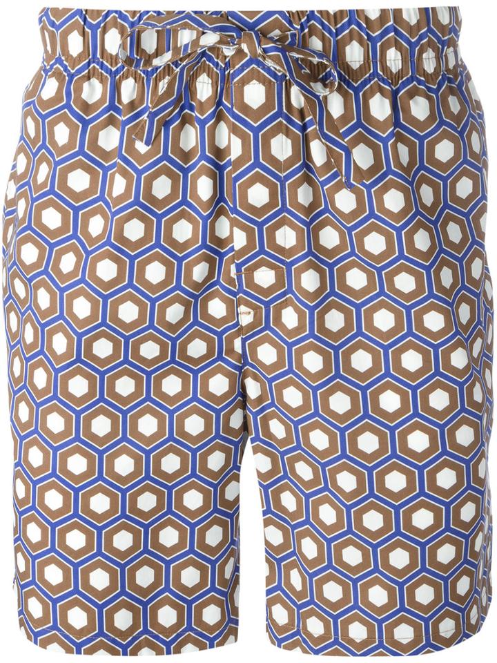 Otis Batterbee - Lounge Shorts - Men - Cotton - Xl, Blue, Cotton
