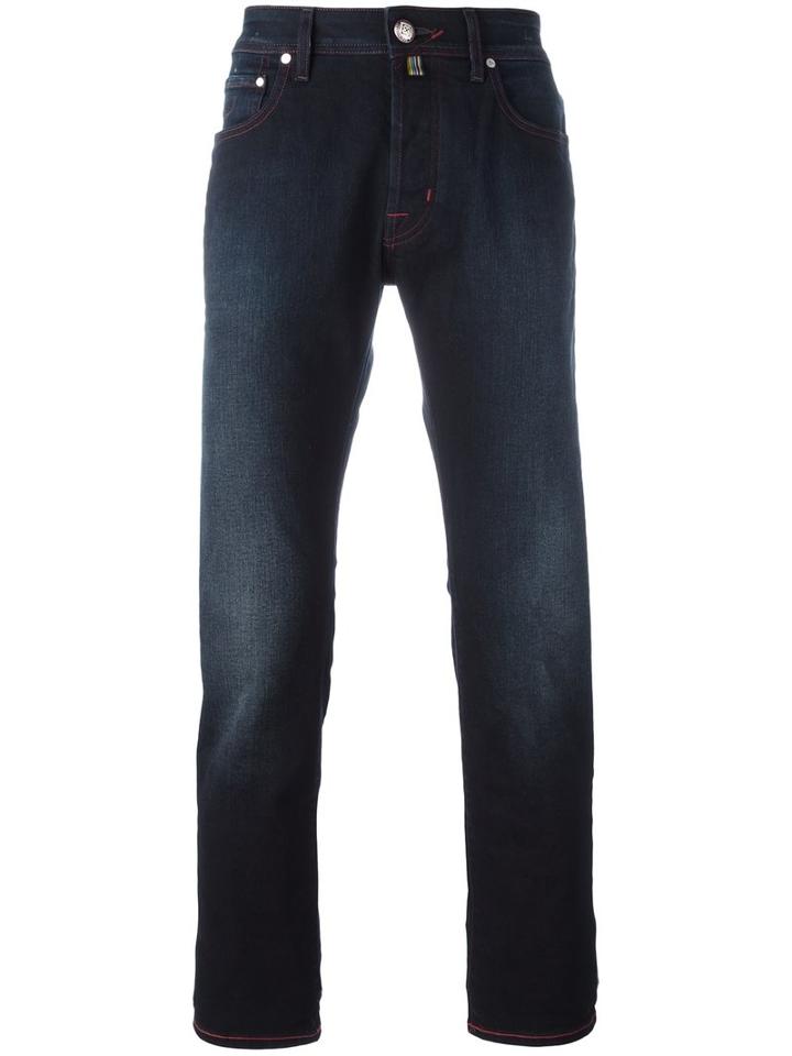 Jacob Cohen - Slim Fit Comfort Jeans - Men - Cotton/spandex/elastane - 35, Blue, Cotton/spandex/elastane