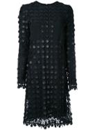 Carven Layered Lace Dress - Black
