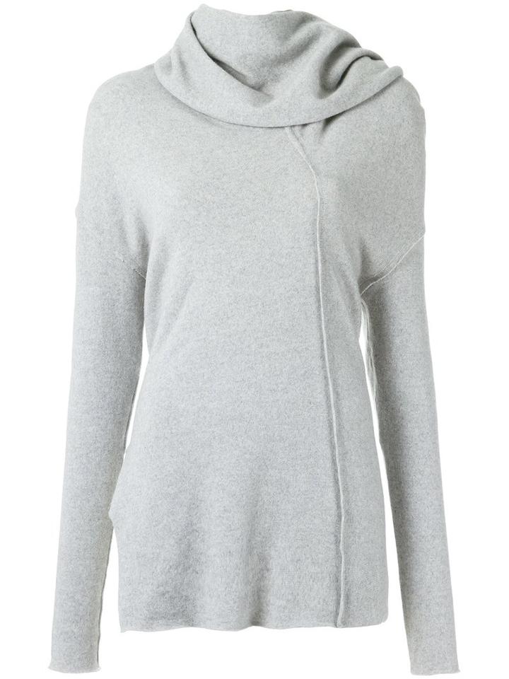 Uma Raquel Davidowicz - Panelled Sweater - Women - Acrylic/spandex/elastane/wool - G, Grey, Acrylic/spandex/elastane/wool
