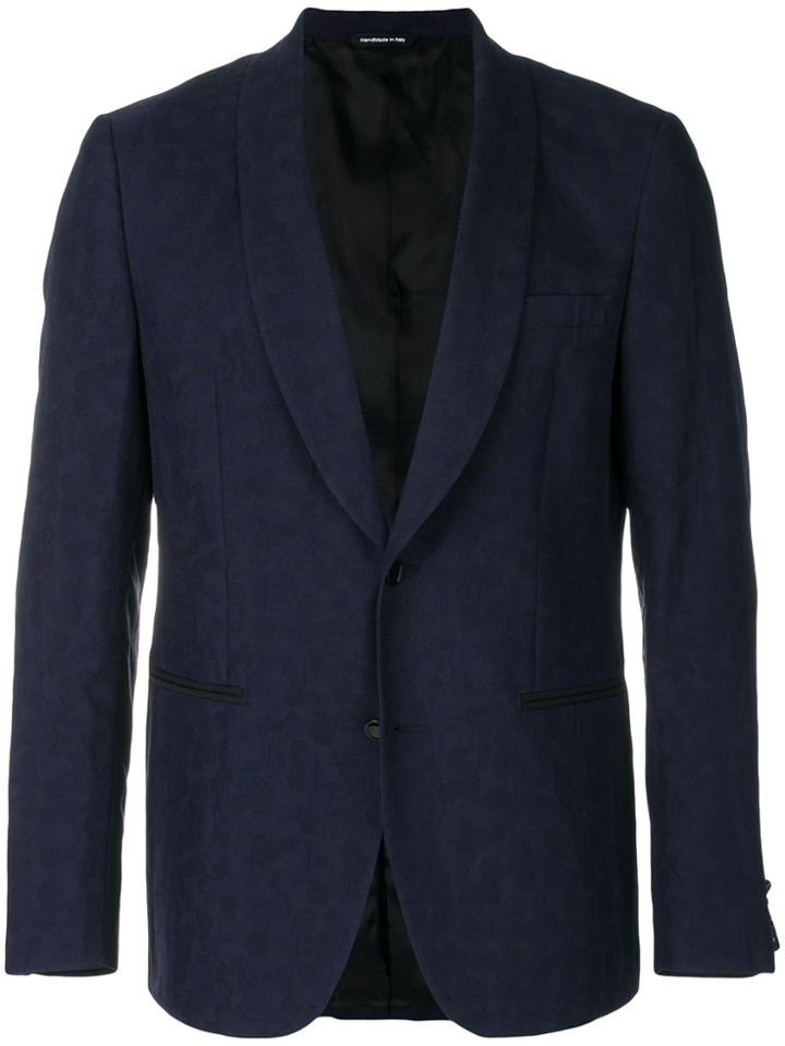 Tonello Patterned Blazer - Blue