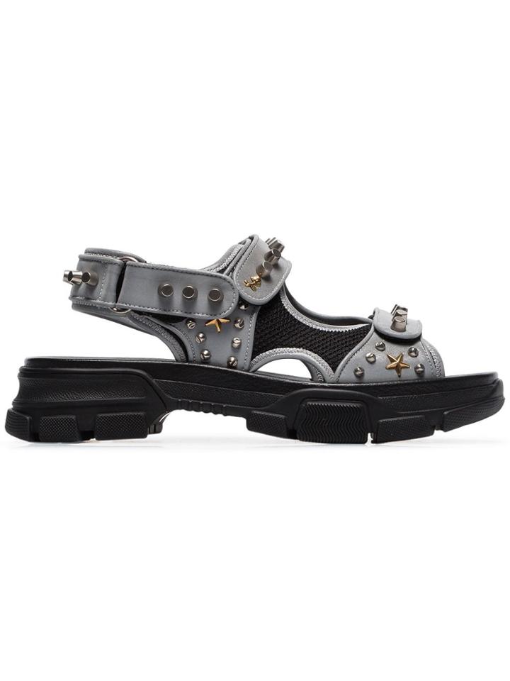 Gucci Aguru Sandals - Grey