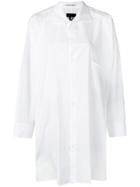 Yohji Yamamoto Oversized Tunic Shirt - White