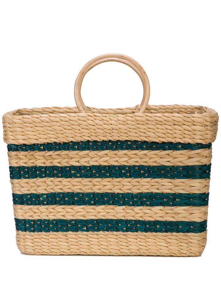 Poolside Tote Bag - Brown