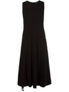 Proenza Schouler Flared Dress, Women's, Size: 8, Black, Cotton/nylon/wool