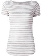 Majestic Filatures Shortsleeved Striped T-shirt