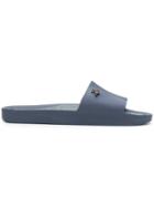 Vivienne Westwood Anglomania Logo Flip Flops - Blue