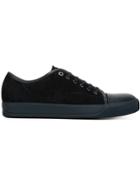 Lanvin Contrasted Toe Cap Sneakers - Blue