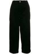 Toogood Corduroy Boot Cut Trousers - Black