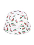 Stella Mccartney Kids - Dolores Watermelon Print Hat - Kids - Cotton - 50 Cm, White