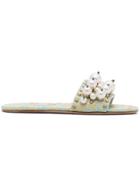 Miu Miu Cloquet Slippers With Pearl Embellishment - Unavailable