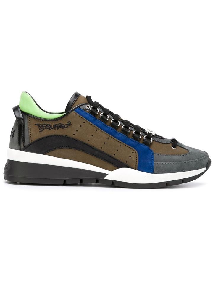 Dsquared2 '551' Sneakers, Men's, Size: 45, Grey, Leather/rubber