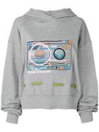 House Of Holland Cassette Oversize Hoodie - Grey