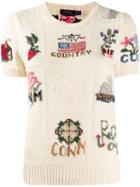 Polo Ralph Lauren Short-sleeved Knitted Top - Neutrals