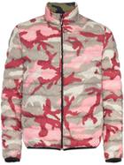 Valentino Reversible Camo Print Puffer Jacket - Pink