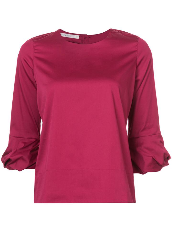 Lareida Bell Sleeve Top - Red
