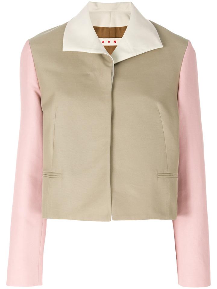 Marni Colourblock Jacket - Nude & Neutrals