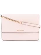 Michael Kors - Chain Flap Shoulder Bag - Women - Leather - One Size, Pink/purple, Leather