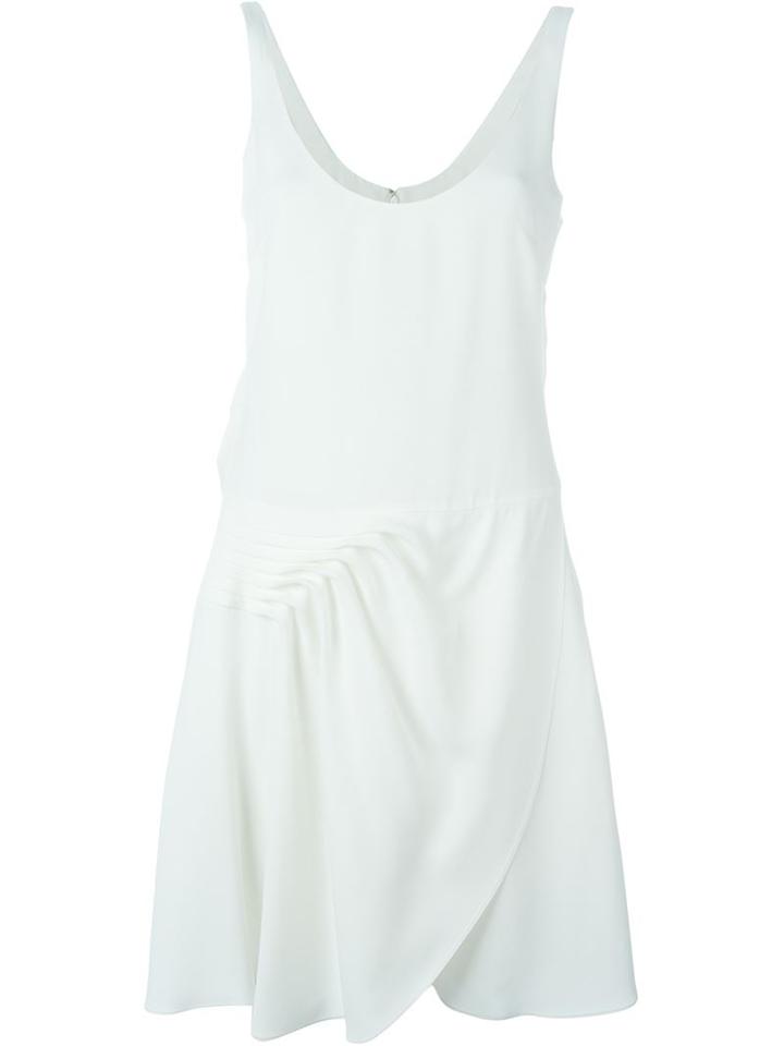 Emporio Armani Scoop Neck Draped Dress