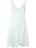 Emporio Armani Scoop Neck Draped Dress