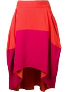 Antonio Berardi Draped Skirt, Women's, Size: 44, Yellow/orange, Acetate/rayon