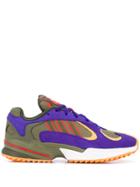 Adidas Yung-1 Panelled Sneakers - Green
