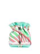 Emilio Pucci Shell Print Bucket Bag - Green