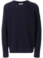 Ami Alexandre Mattiussi Raglan Sleeves Crewneck Sweater - Blue