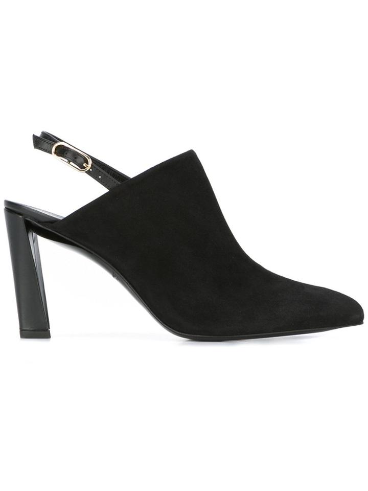 Robert Clergerie 'quida' Sling-back Mules - Black