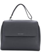 Orciani Large Logo Tote - Black