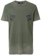 Tom Rebl Skull Print T-shirt - Green